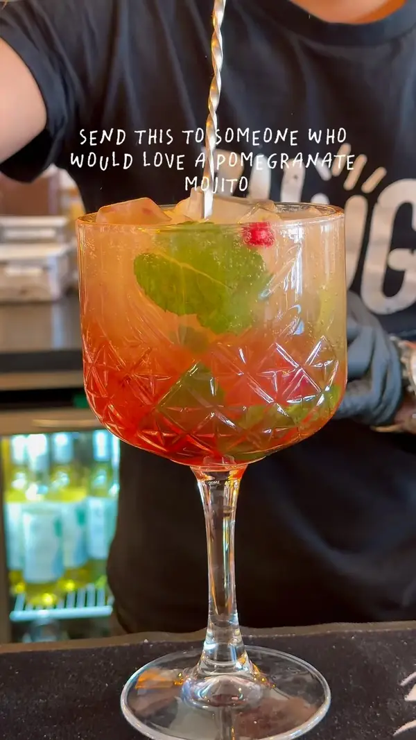 Our signature Pomegranete Mojito is not one to miss ✨